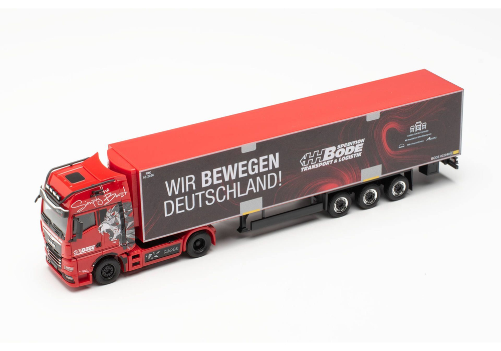 Грузовик MAN TGX GX пп рефрижератор "HH Bode / We move Germany" (Шлезвиг-Гольштейн/Райнфельд)