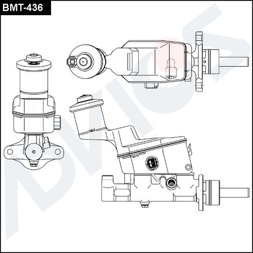 Главный тормозной цилиндр BMT436