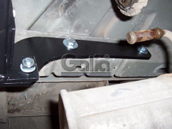Фаркоп оцинкованный Galia P027A для Peugeot 406 седан 1995-2004(паспорт и сертификат в комплекте)(без электрики)