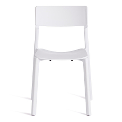 Стул LENTO (mod. 43) пластик, 43 х 49 х 77 см, White (Белый) 1 (Комплект из 4 шт.)