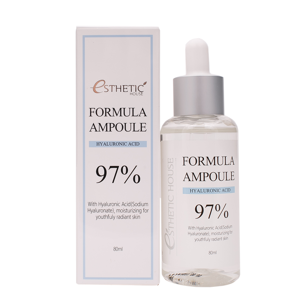 ESTHETIC HOUSE Сыворотка для лица с гиалуроновой кислотой FORMULA AMPOULE HYALURONIC ACID, 80 мл