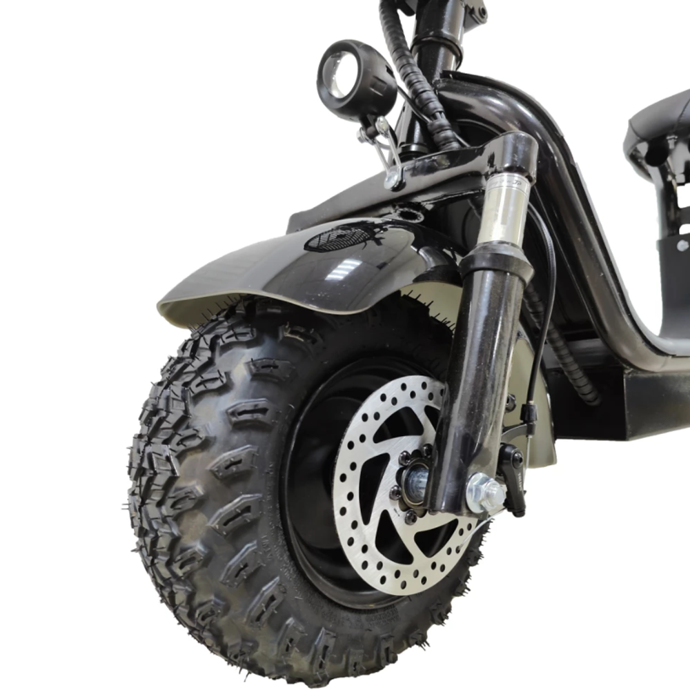 Электроскутер CityCoco WOLONG C1 PRO offroad 48V 11Ah 800W Черный