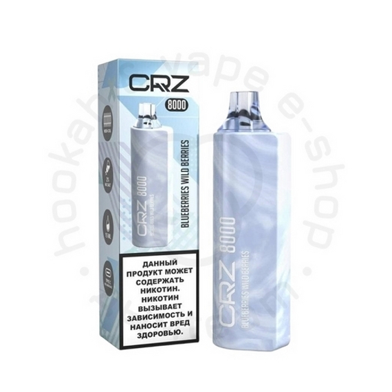 Одноразовая ЭС CRZ 8 000 &quot;Голубика лесные ягоды&quot; (Blueberries wild berries) (М)