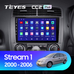 Teyes CC2 Plus 9" для Honda Stream 1 2000-2006