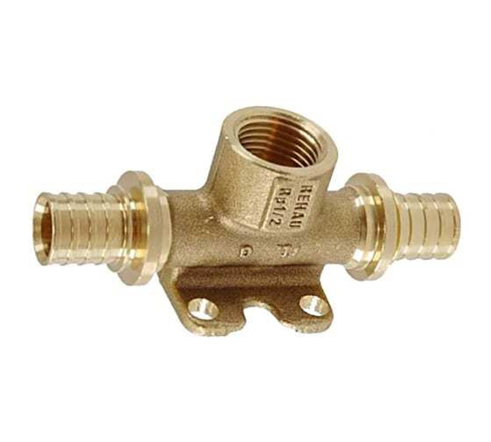 Водорозетка надвижная проходная В бронза REHAU 16х1/2"х16 Rx+ (ВР)