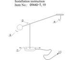Настольная лампа Некси черный d21 L91 h50 Led 6W (3000K)