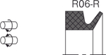 Уплотнение вращательного соединения (роторное) R06-P / R06-R