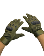 Перчатки Тактические полнопалые со вставкой, Олива