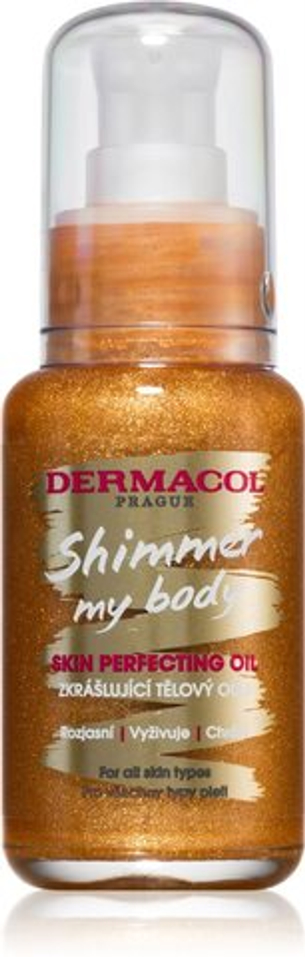 Dermacol My Body - бархатное масло для тела с блеском /   50  ml  / GTIN 8595003117074