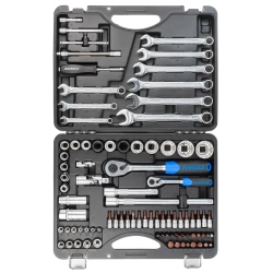 Набор инструментов 82+6пр. Premium 1/4''1/2(12гр.) 1/2''(17,19мм-6гр.) Forsage F-4821-9 PREMIUM