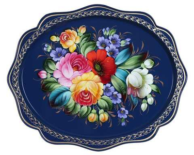 Zhostovo metal tray A15D180526202