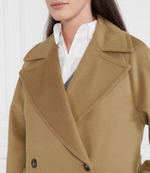 Хлопковое пальто Weekend MaxMara - коричневый(501608336)