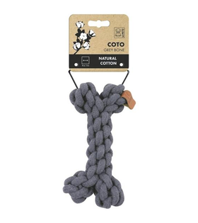 Игрушка для собак Сото Косточка серая 19см (хлопок) Mpets 10652813