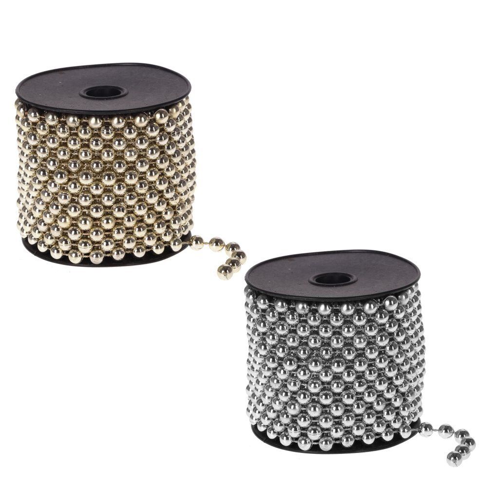 GAEM Украшение новогоднее "Бусы", D 0.8 см, L1000 W0,8 H0,8 см, 2в.