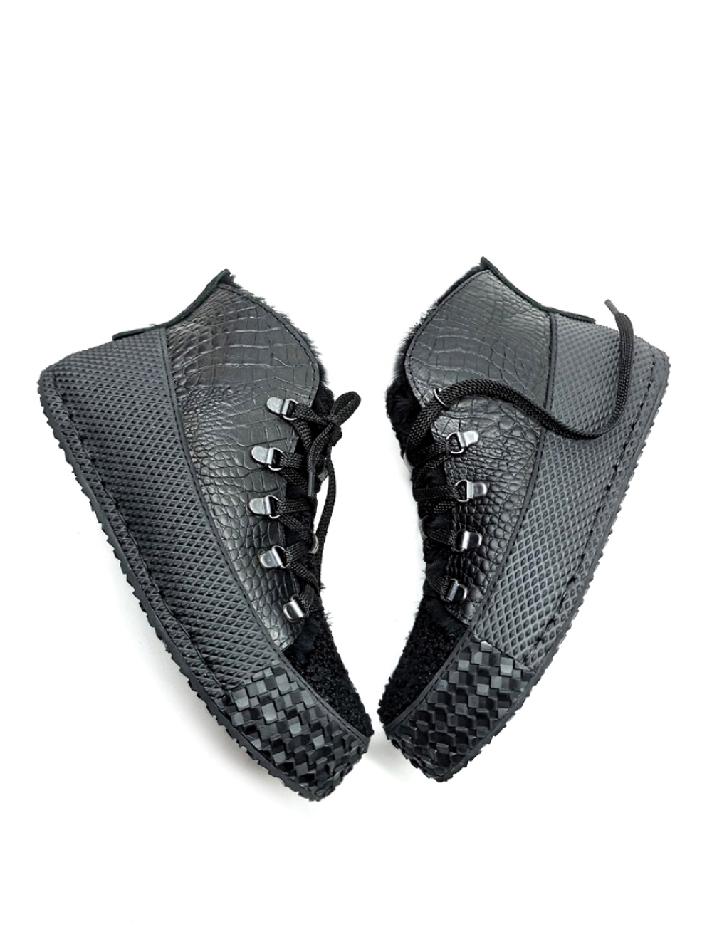 Ботинки "Black Croco"