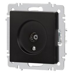 Розетка Intro Accent 6-301-05 TV одиночная, IP20, СУ, антрацит | Intro