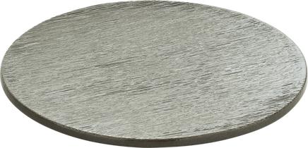 BRUSH GREY - Тарелка плоская подстановочная D=31 см H=1,4 см, керамика BRUSH GREY артикул 7011831/060543, PLAYGROUND