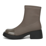 EXULL Q Leather Ankle Boots 5.3cm Women"s