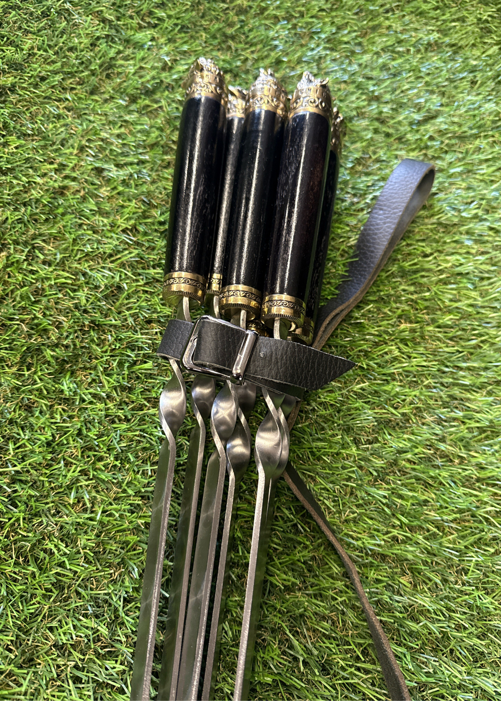 Набор шампуров 6шт 3*12*45 Лесная фауна Мини в колчане