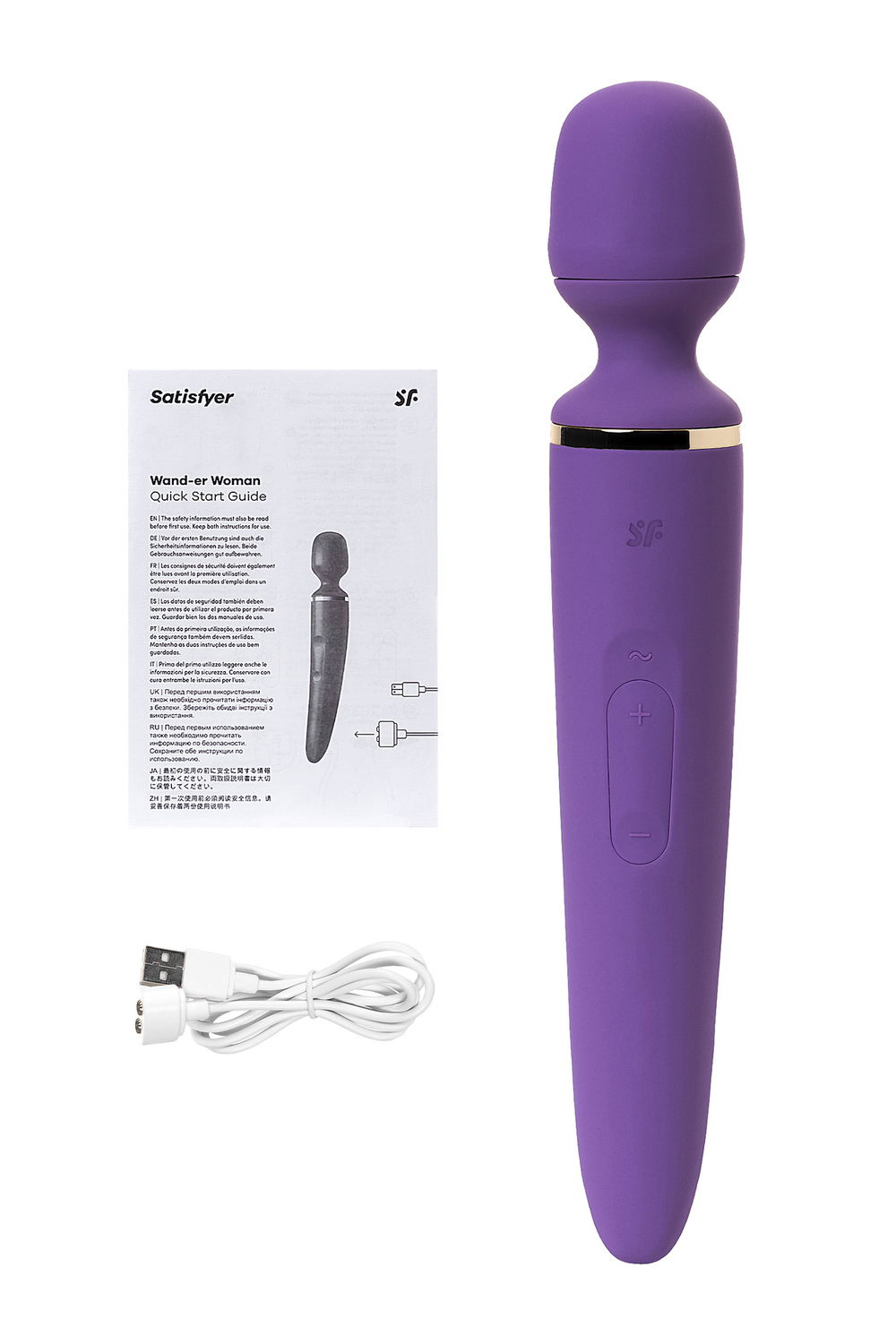 Мощный вибратор-ванд Satisfyer Wand-er Woman (фиолетовый)