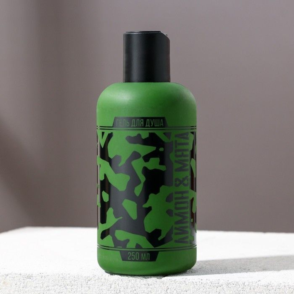 Мужской гель для душа с ароматом мяты и цитруса - 250 мл.