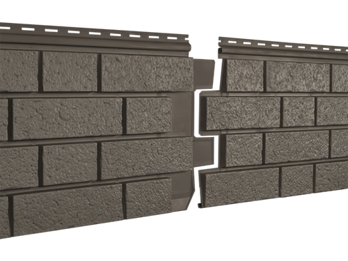 Фасадная панель Стоун Хаус S-Lock Клинкер Бежевый под кирпич