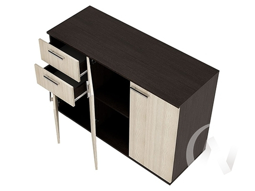 Комод Стандарт-3 NEW (венге/лоредо)