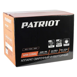 PATRIOT WMA 225MQ полуавтомат сварочный инверторный 605301755