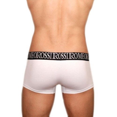 Мужские трусы хипсы белые Romeo Rossi Bik White Boxers RR5002