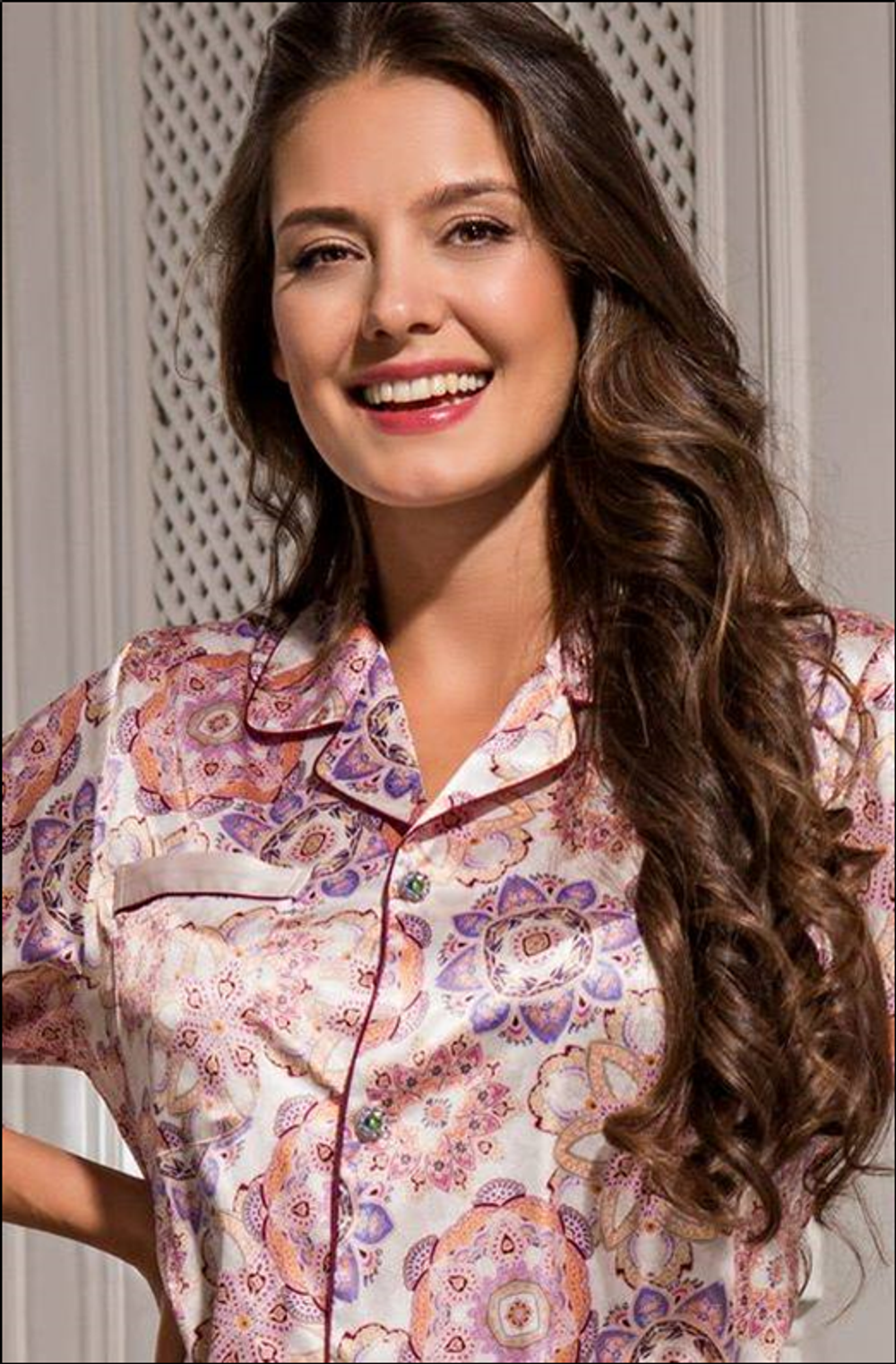 Халат-рубашка 9837 MiaMia