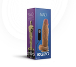 Телесный вибратор-реалистик с присоской Mad Oscar - 22.5 см (Цвет: телесный)