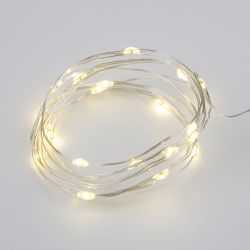 ULD-S0200-020-SСB-2AA WARM WHITE IP20 DEW Гирлянда светодиодная на батарейках 2AA не в-к. Роса. 2м. 20 светодиодов. Теплый белый свет. Провод медный. TM Uniel