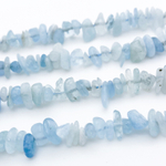 Аквамарин, крошка 4-8 мм, цена за нить 38 см