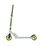 Самокат детский Novatrack Jungle, 145/125 мм, складной, бело-зеленый