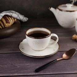 Блюдце d 15 см чайное для чашки арт. 81221688/81221689 Grace Noble [6]