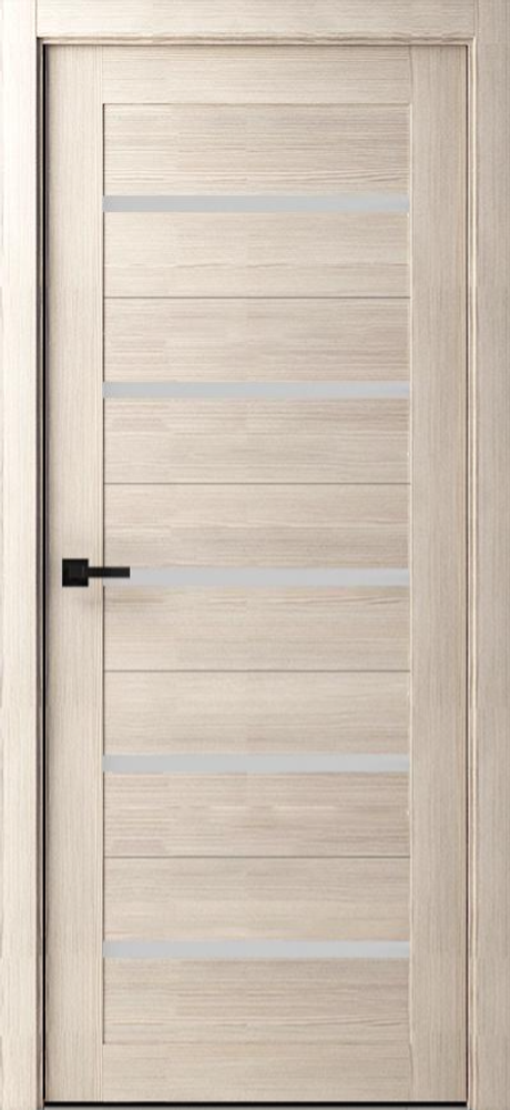 Дверное полотно Эко 1 60см ЭшВайт Стекло Сатинат Дверное полотно Эко 1 60см ЭшВайт Стекло Сатинат