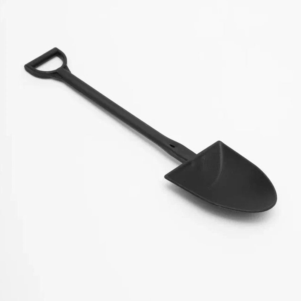 Ложка-лопатка для бенто черная 11,5 см