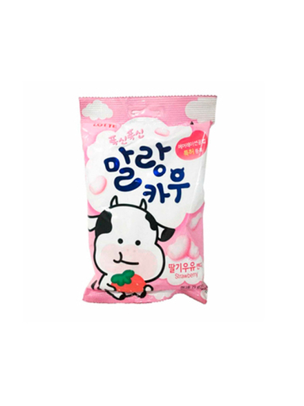 Конфета жевательная LotteKorea MALANG COW MILK