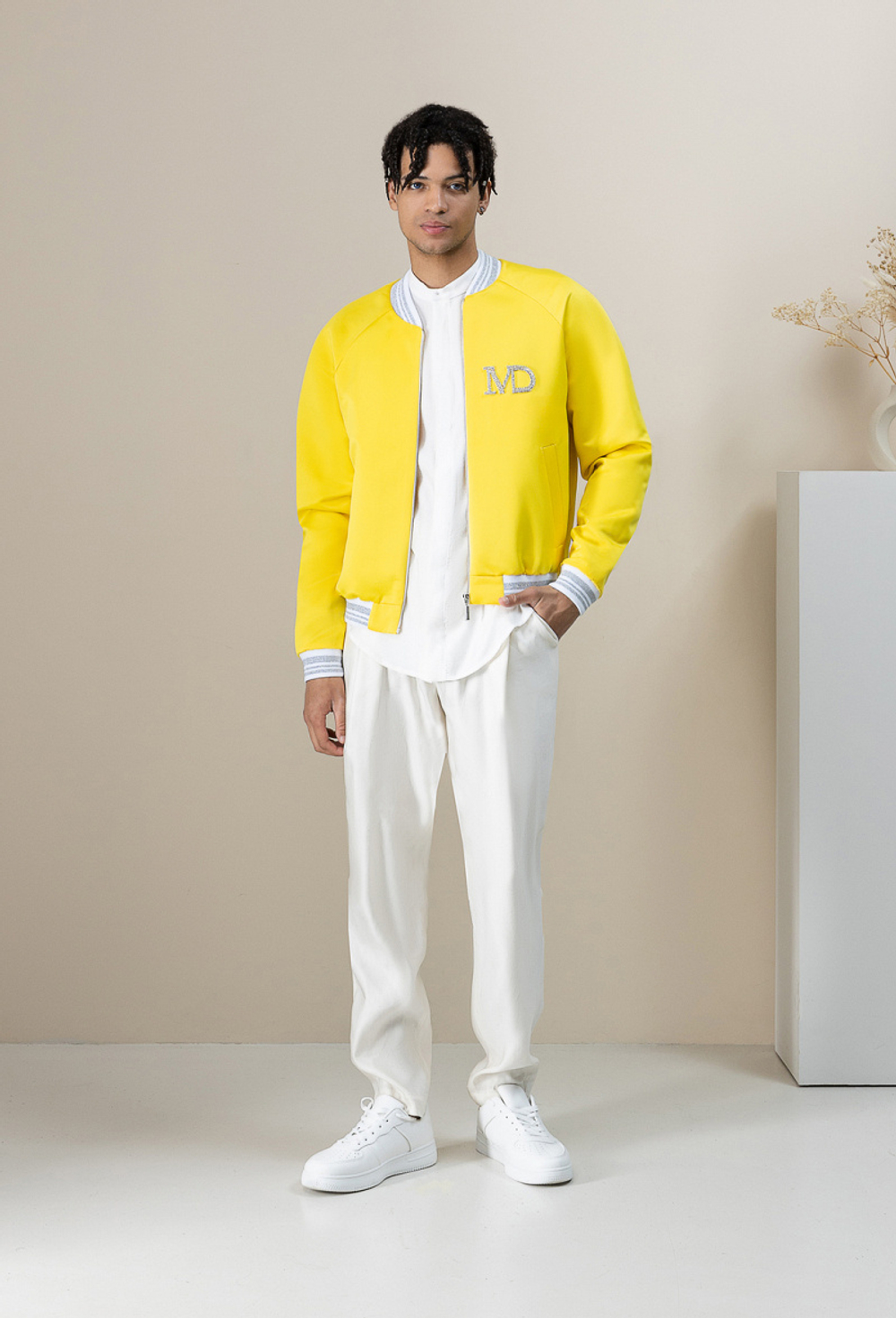 Бомбер мужской желтый 05-04-23 SS men
