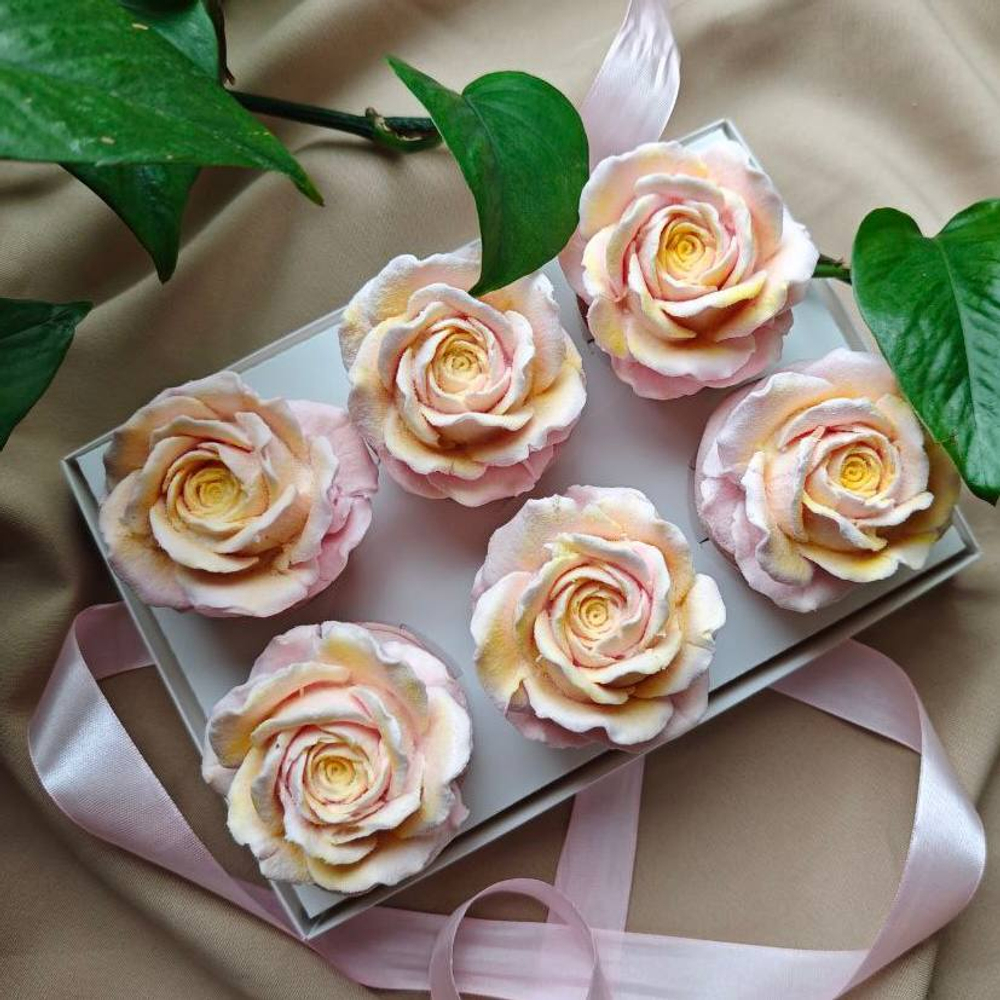 Набор “Зефирные горшочки с яблоком и корицей” — 6 штук лёгкого удовольствия