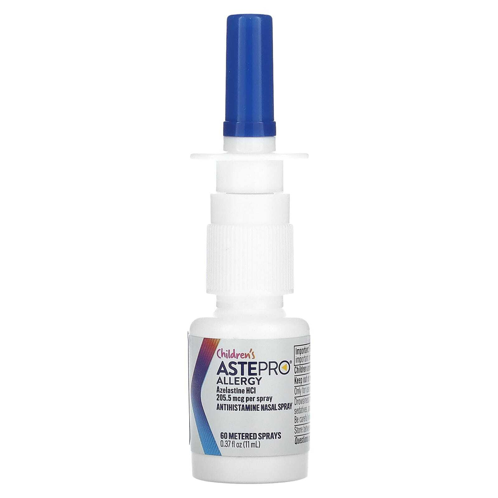 ASTEPRO, Children's Allergy, антигистаминный спрей для носа, для детей от 6 лет, без отдушек, 11 мл (0,37 жидк. унц.)