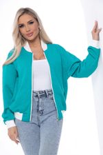 Бомбер "Городской вайб" (бирюза) Б8641 LT Collection