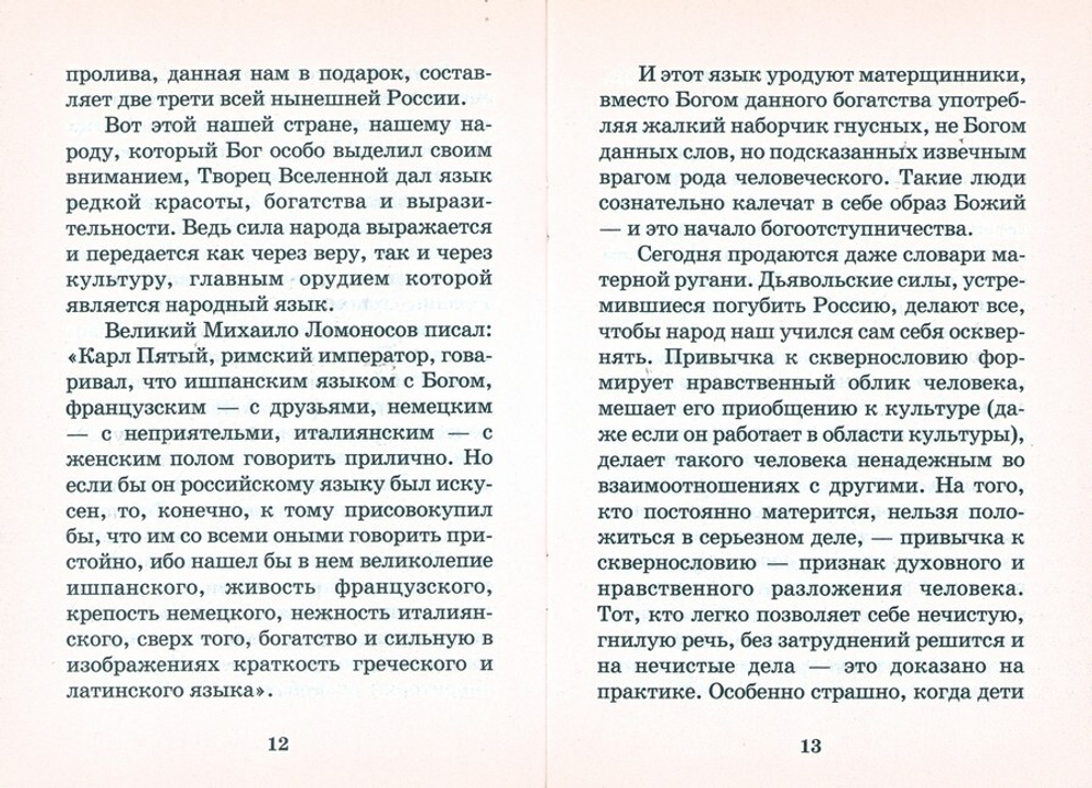 О грехе сквернословия