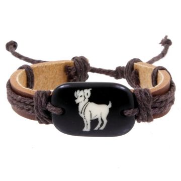 Фенечка - 23 Овен (коричневая)