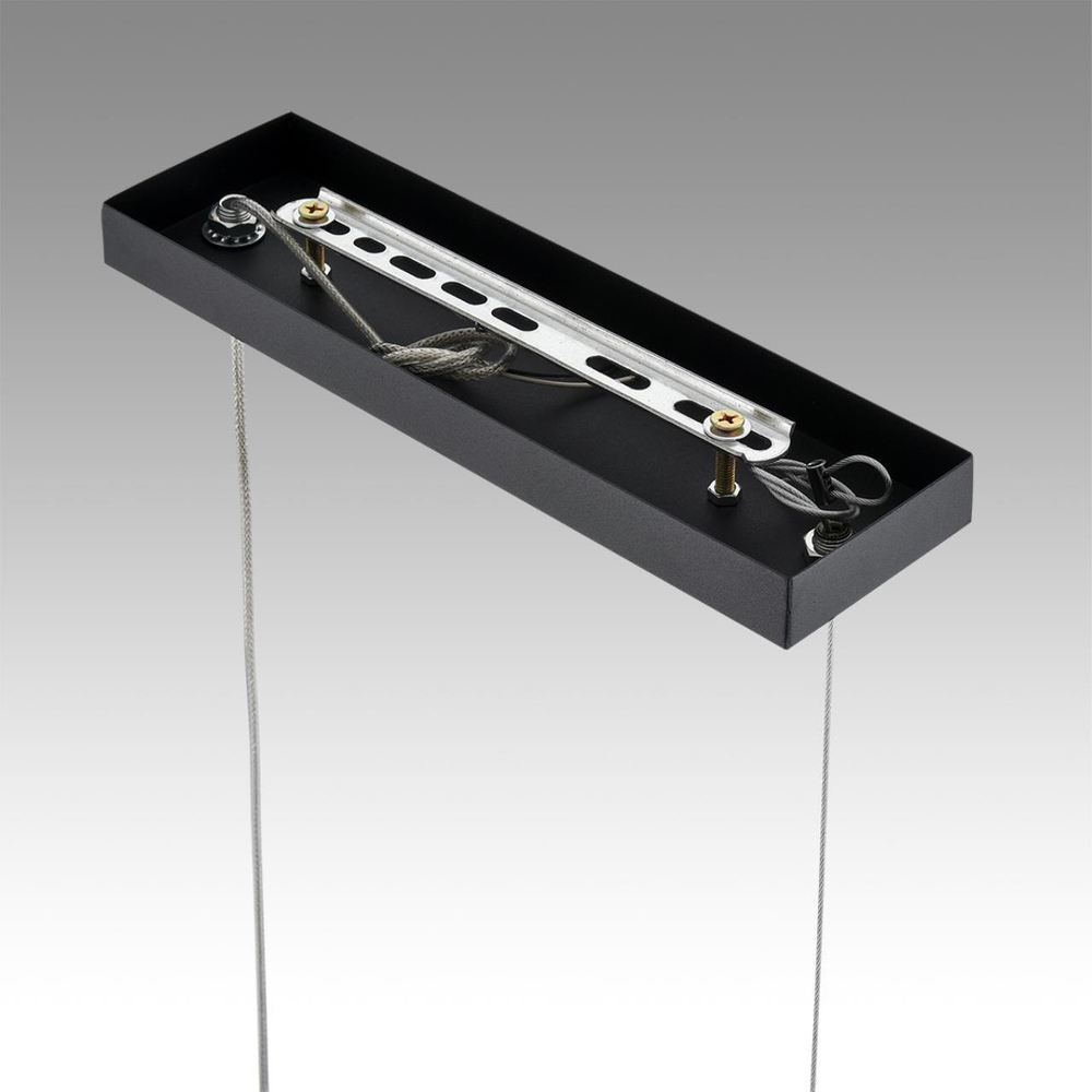 8240/3 COMFI LN25 198 черный, металл/акрил Светильник подвесной LED GX53 3*7W 220V LANIKA