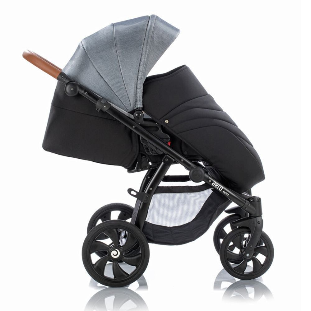 Детская коляска Tutis Aero 2 в 1 New 2019 №107 (Черный-Серый)