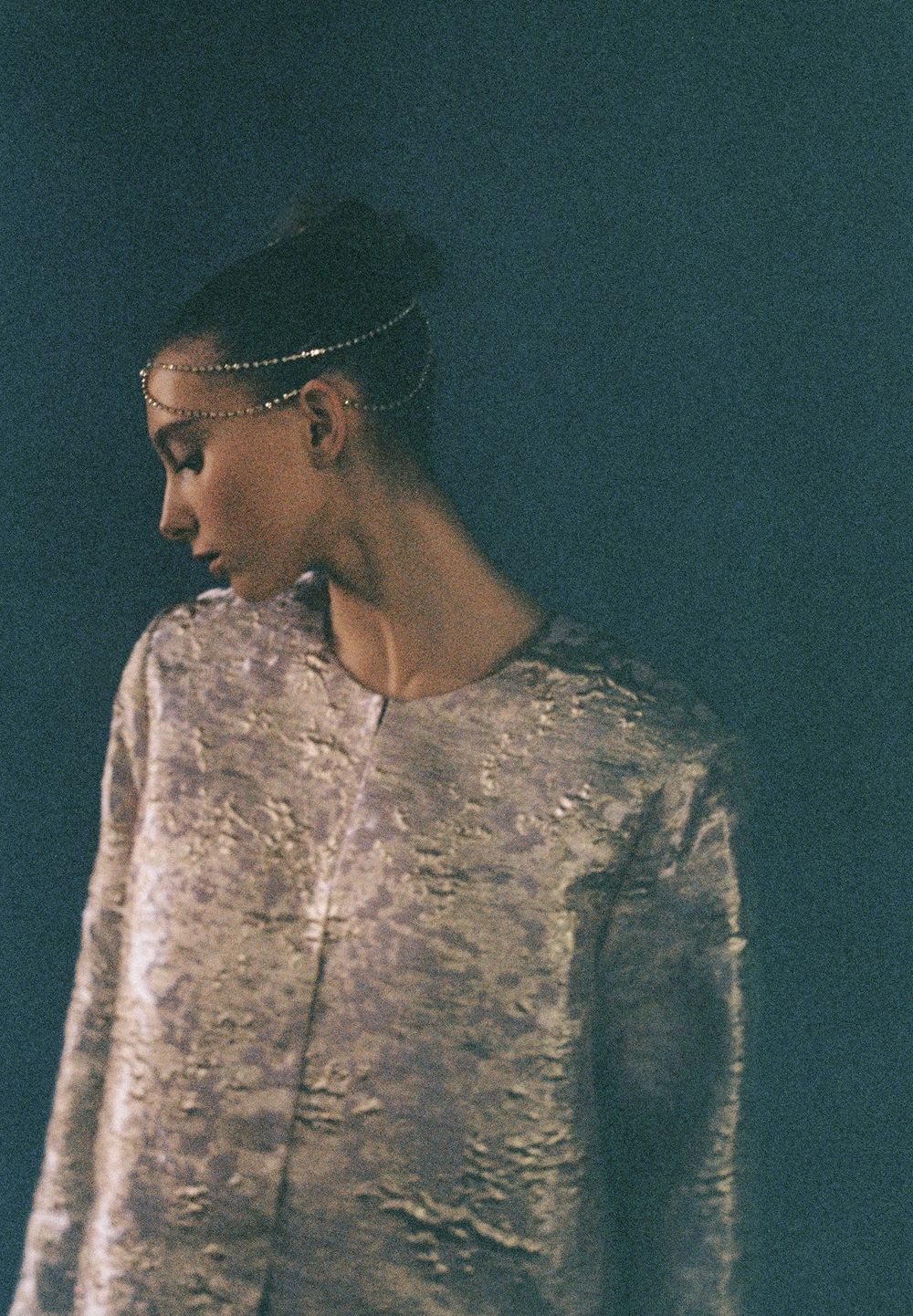 Oriental purple jacket