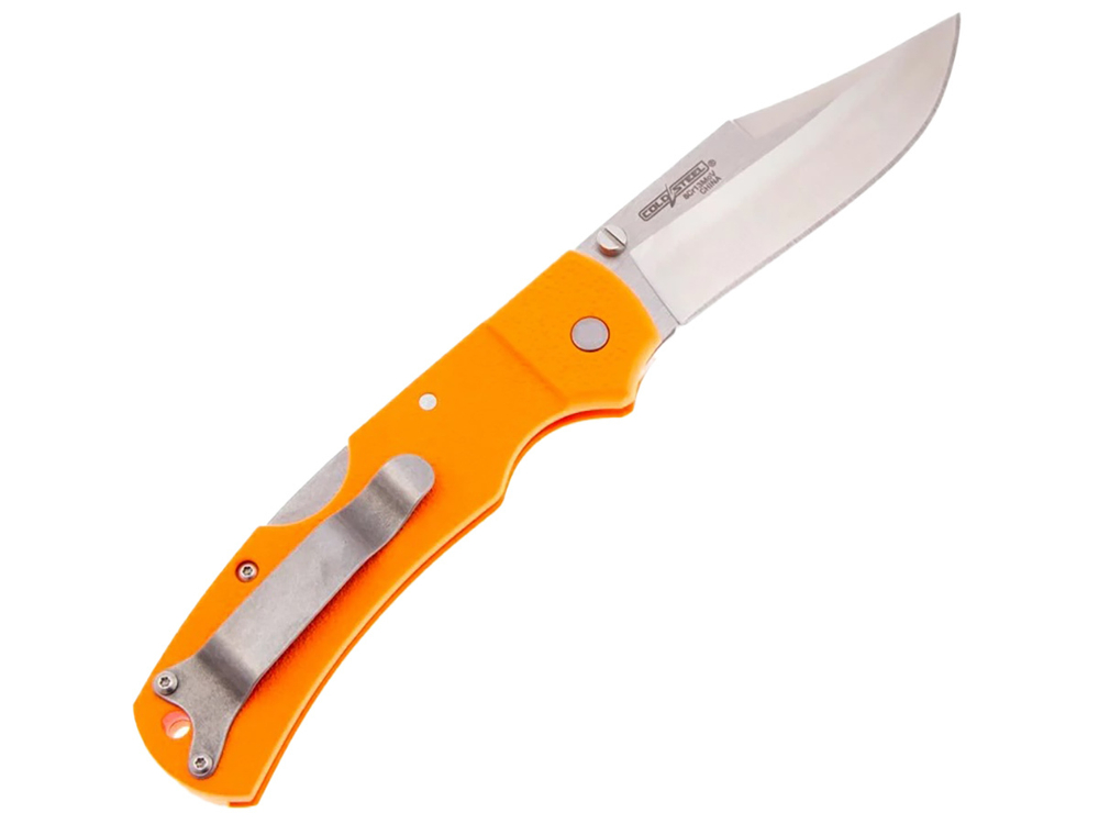 Нож складной Cold Steel Double Safe Hunter (Orange), сталь 8Cr13MoV, рукоять GFN, 112г