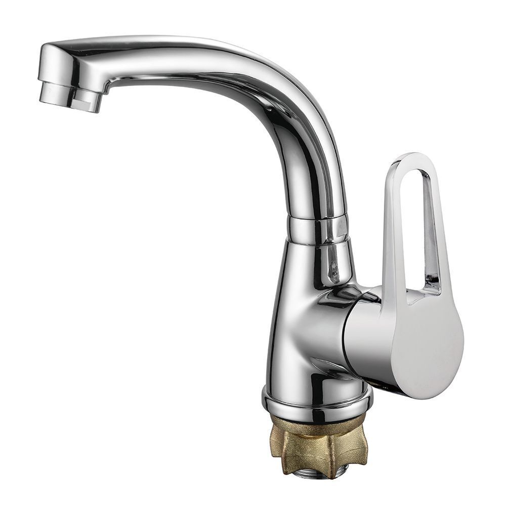 Смеситель для раковины, РМС, Export, корот изл, с картриджем, хром, SL141-017F-2