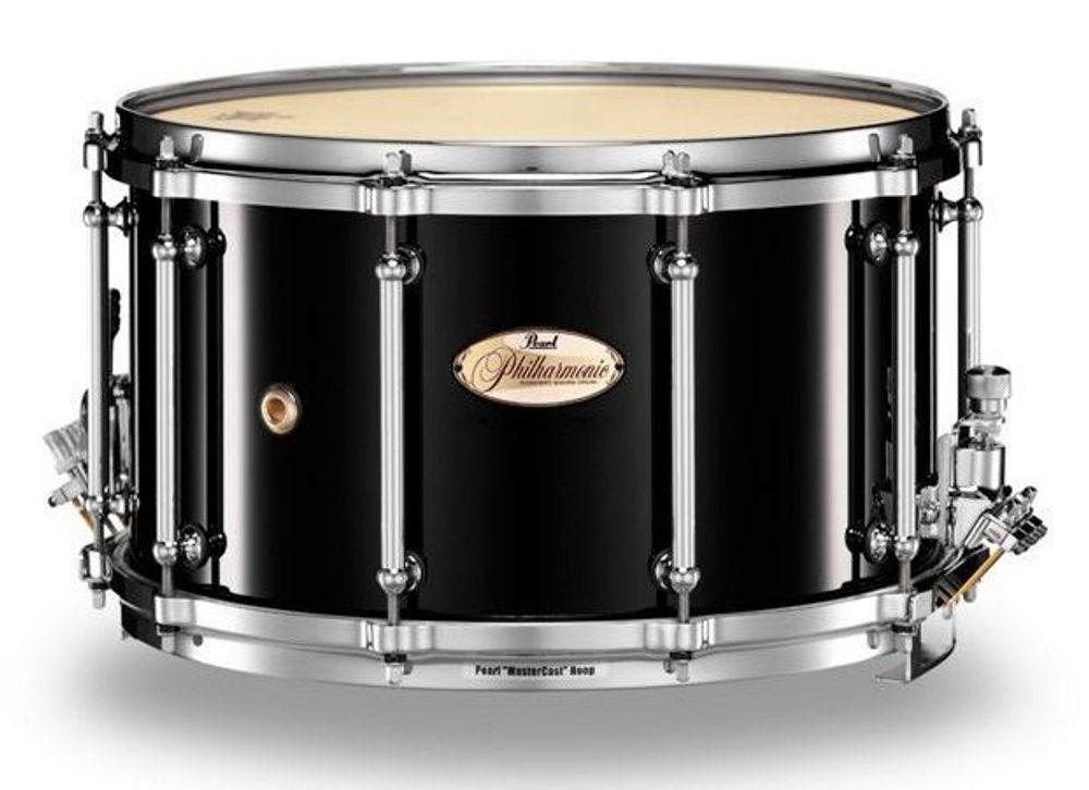 Малый Барабан 14&quot;Х6,5&quot;, Серия Philharmonic, Клён 8 Слоёв, Цвет Piano Black Pearl Php1465/ N103